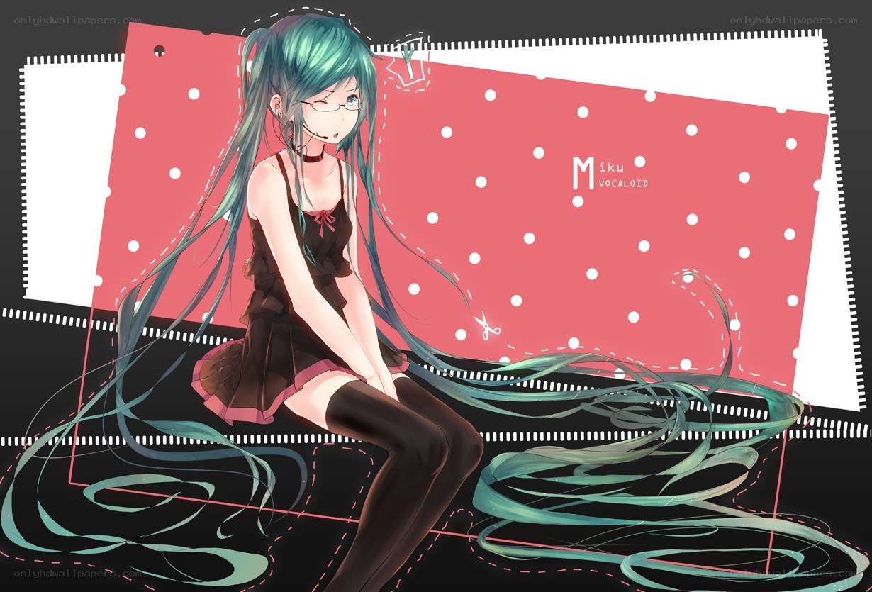 Miku in a polka-dot world