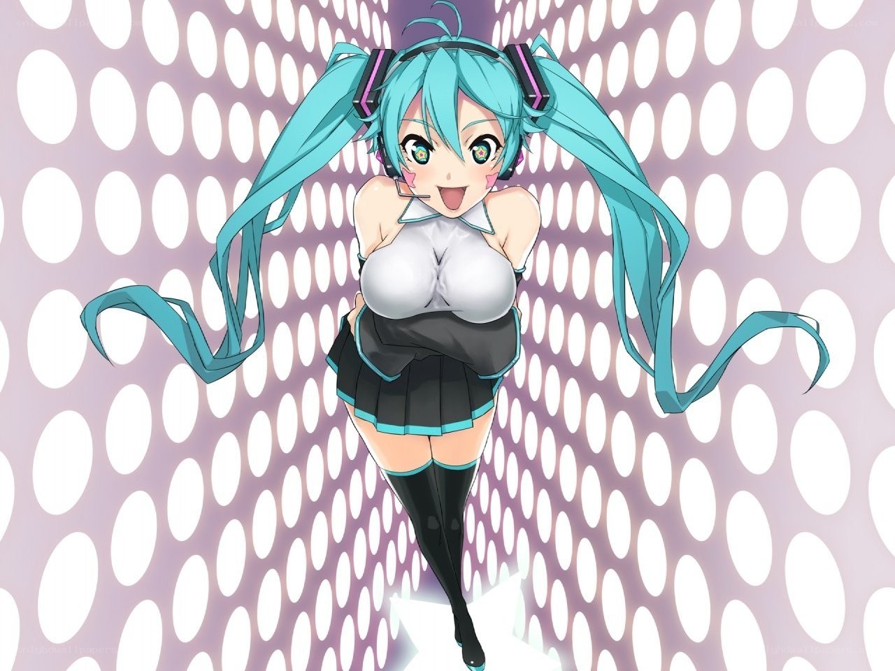 Miku in a polka-dot world