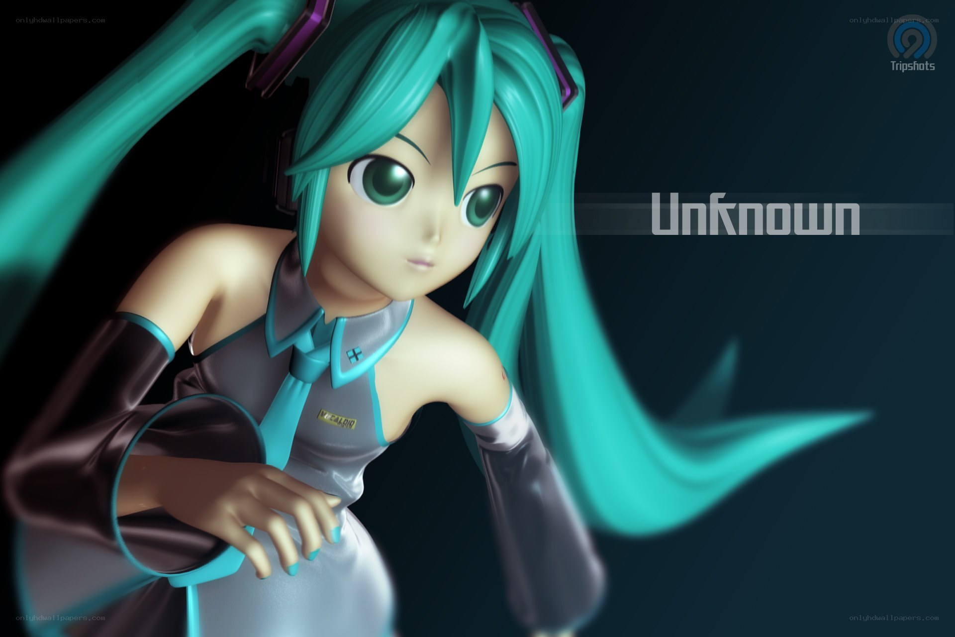 Miku in a silver dress