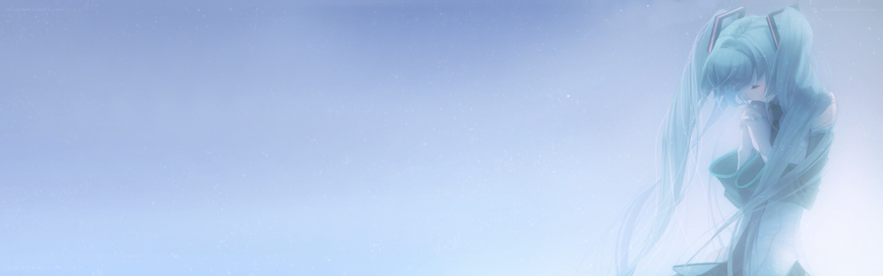 Miku in a snowy scene