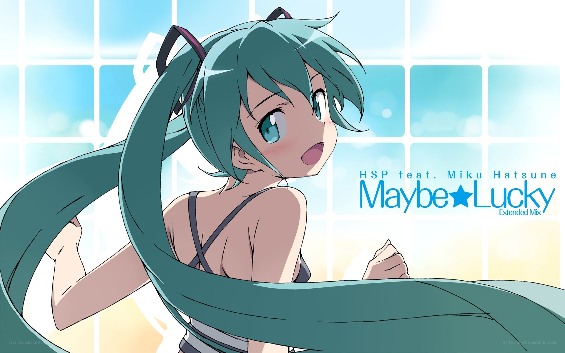 Miku in a swimsuit