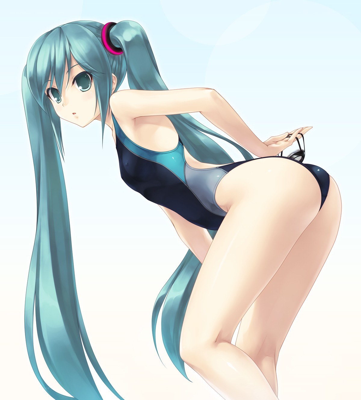 Miku in a swimsuit