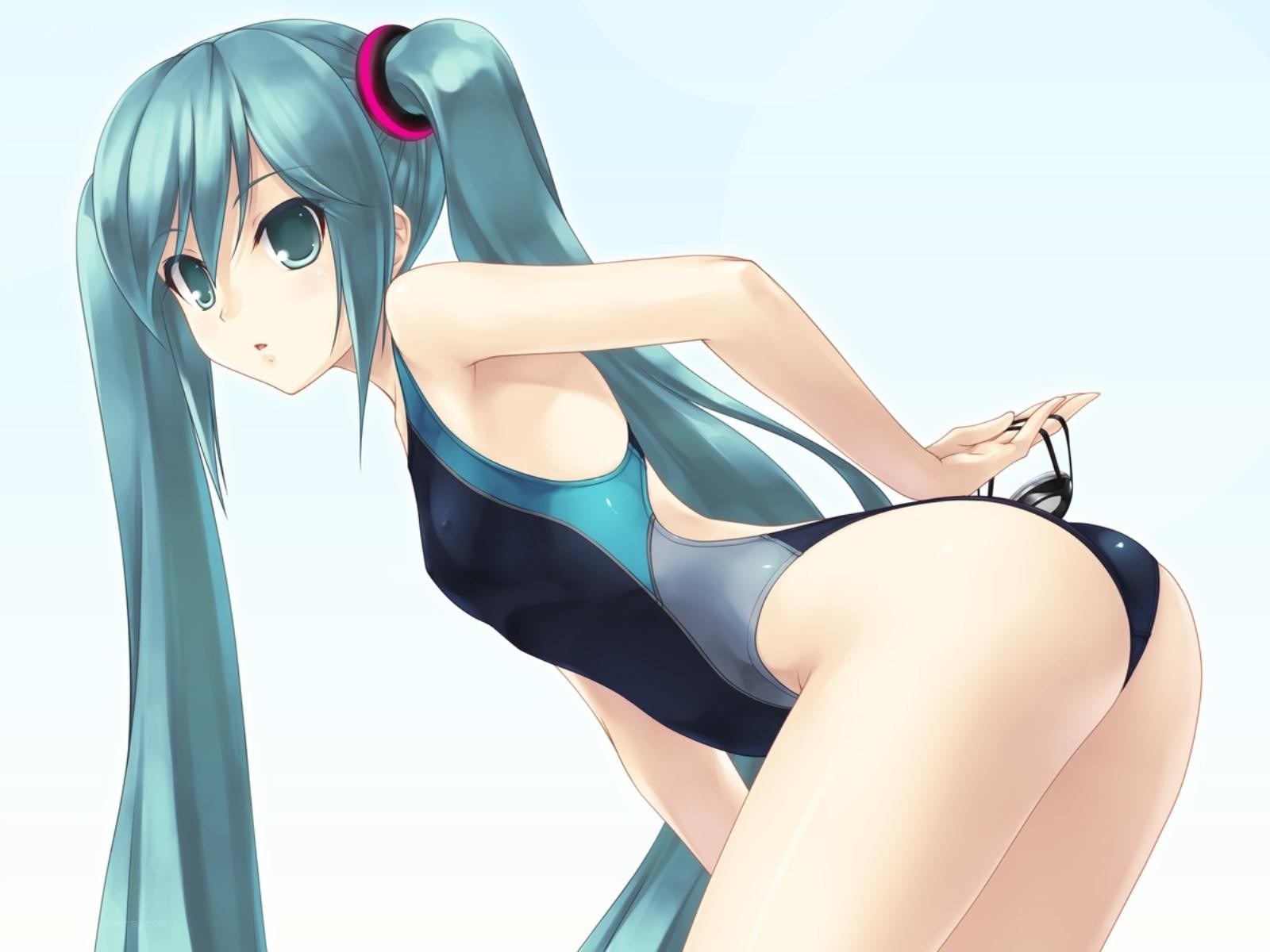 Miku in a swimsuit