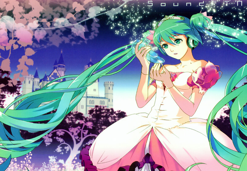 Miku in a wedding dress