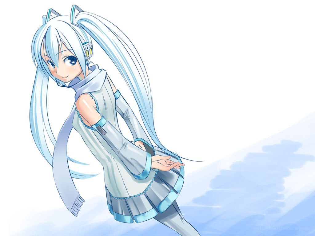 Miku in a winter outfit