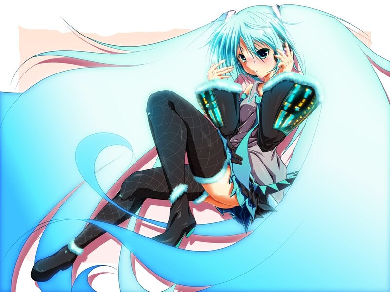 Miku in a winter outfit