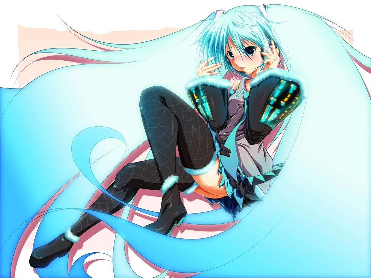 Miku in a winter outfit