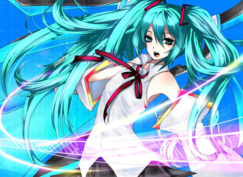 Miku in action