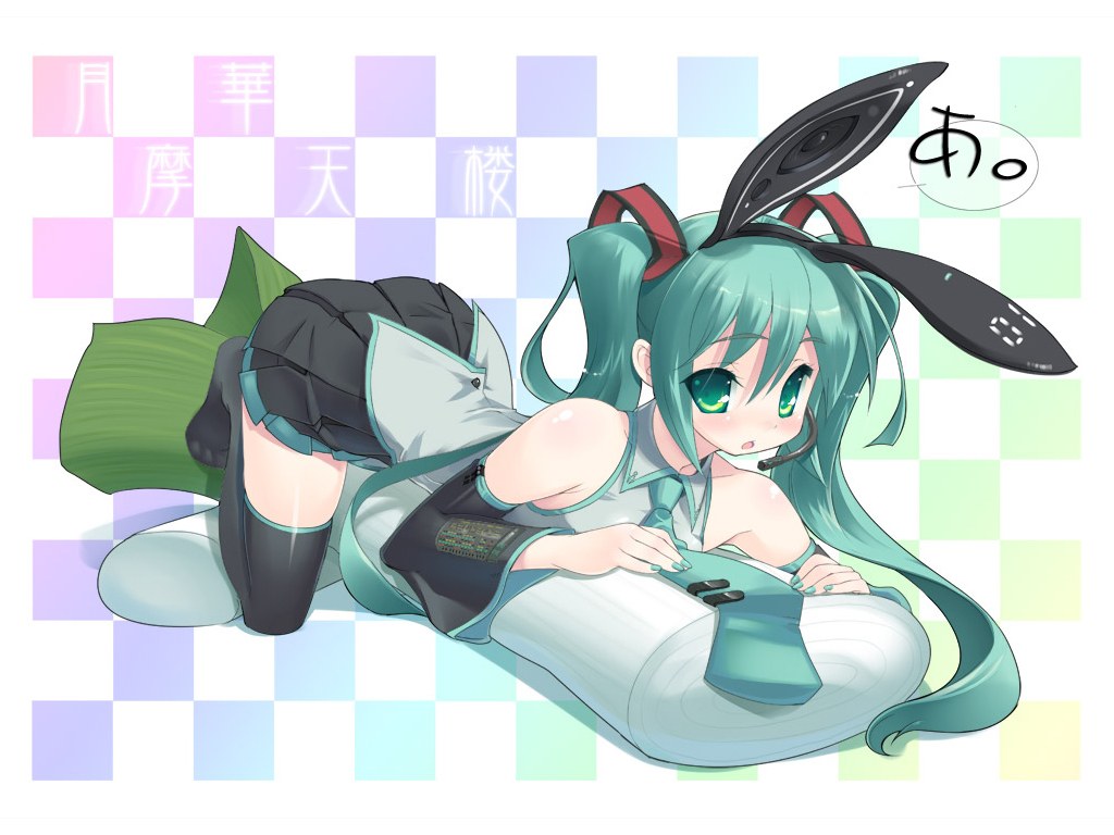 Miku in bunny ears