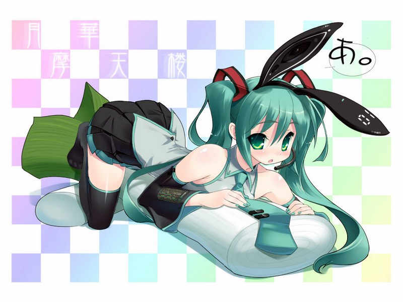 Miku in bunny ears