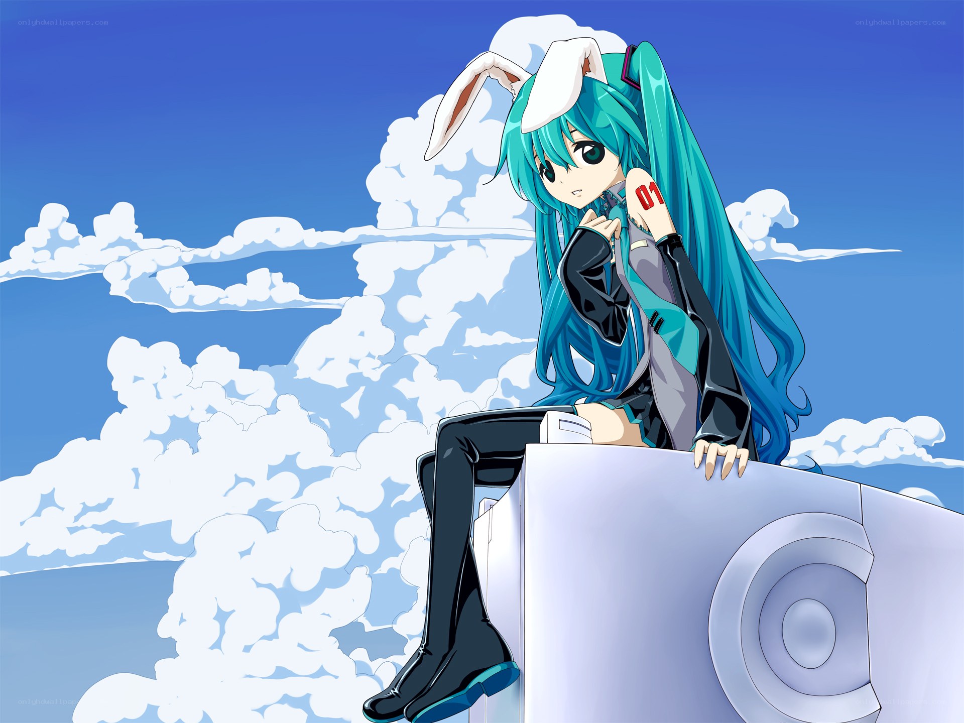Miku in bunny ears