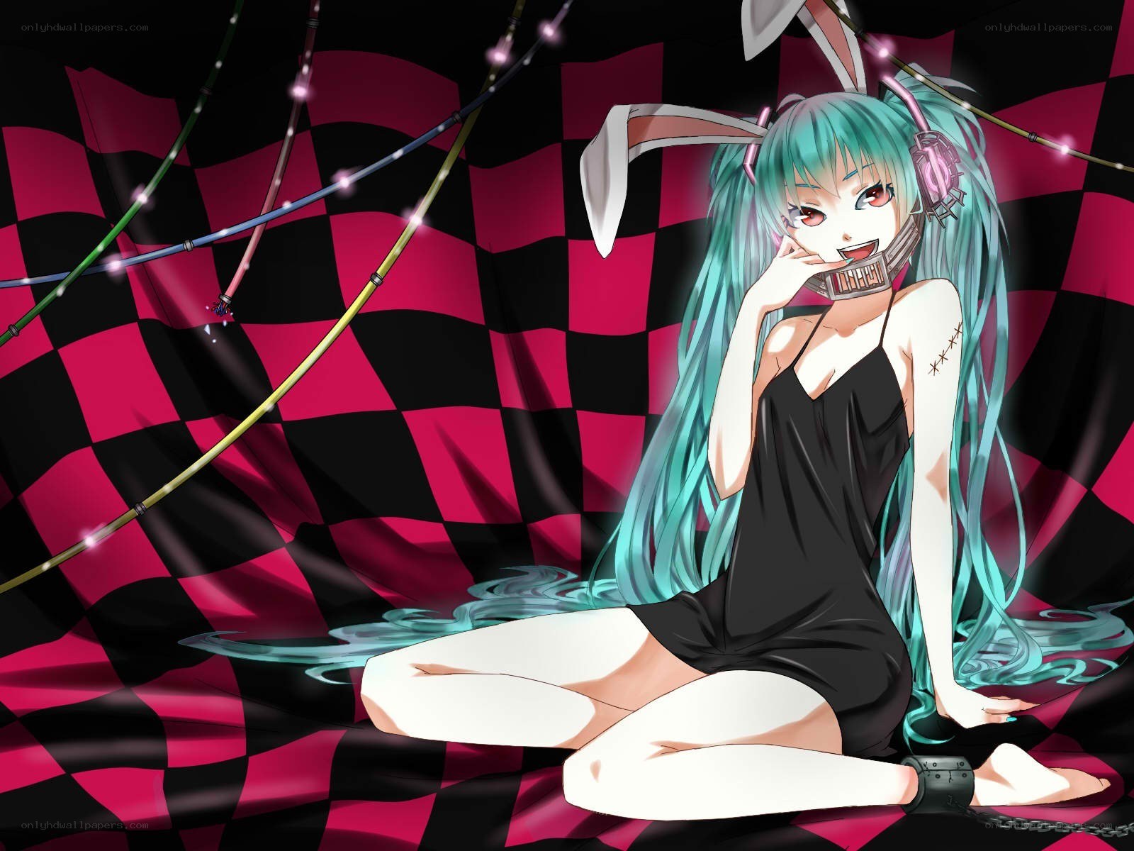 Miku in bunny ears