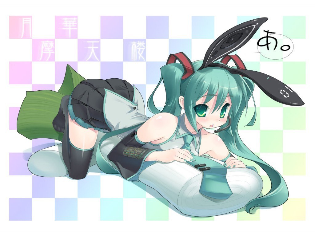 Miku in bunny ears