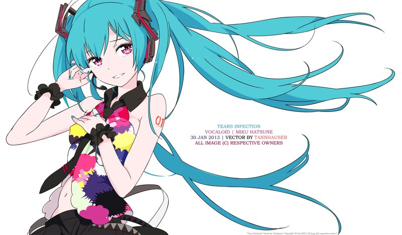 Miku in colorful outfit