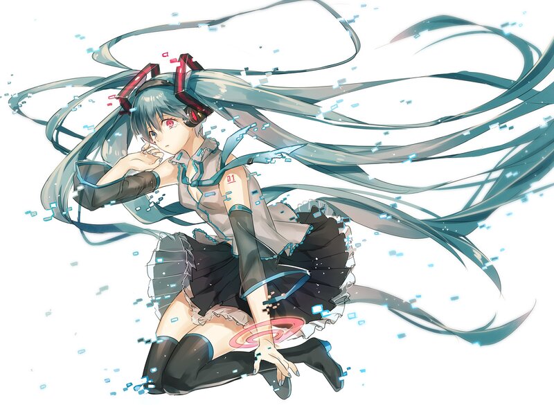 Miku in digital motion