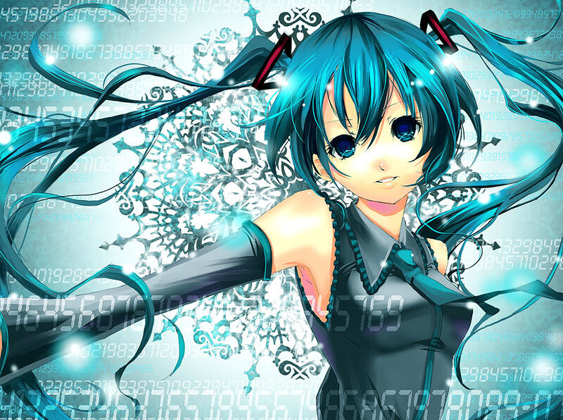 Miku in digital world