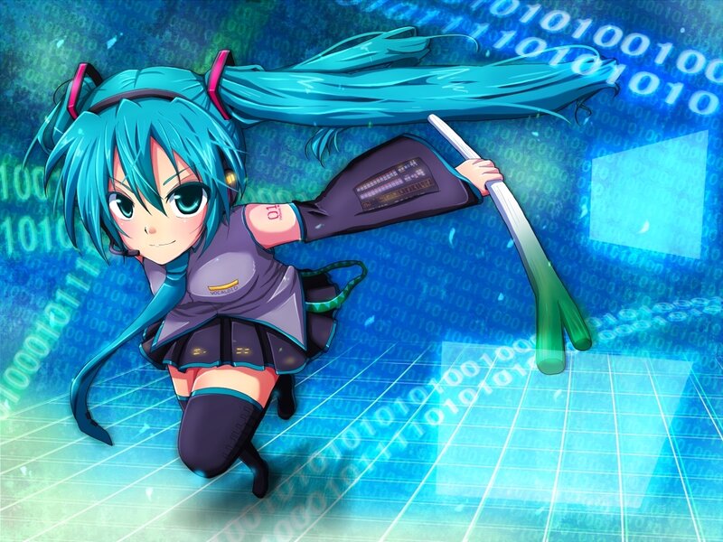 Miku in digital world