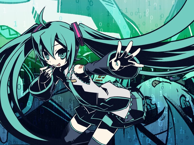 Miku in digital world