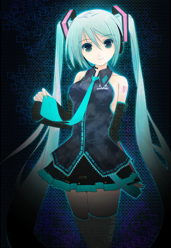 Miku in digital world