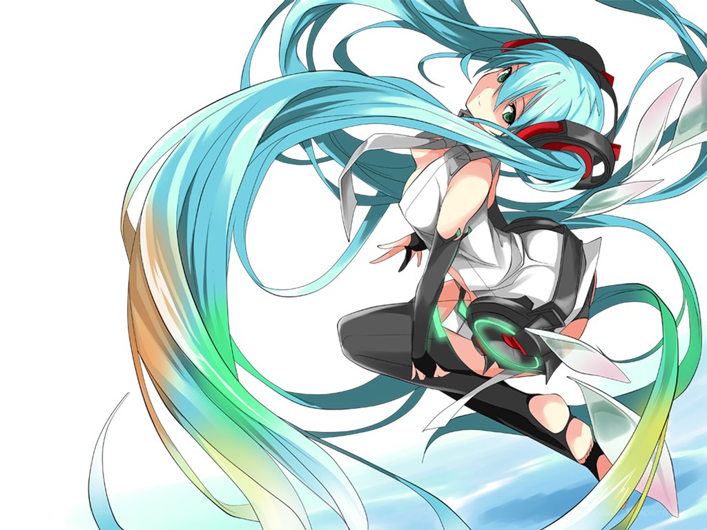 Miku in dynamic pose