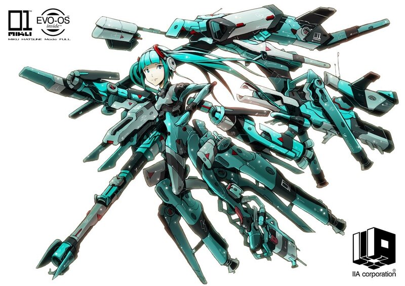 Miku in EVO-OS Mode
