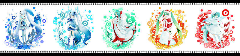 Miku in Five Outfits