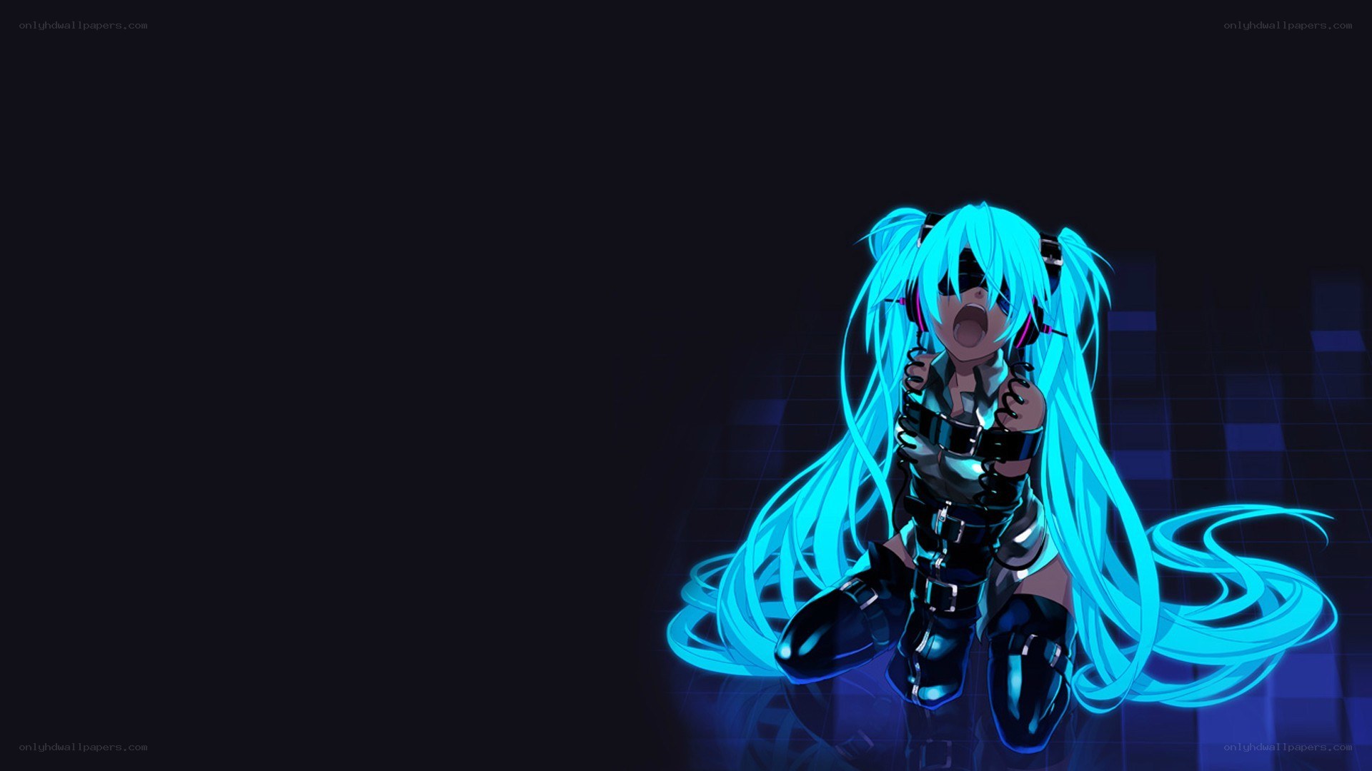 Miku in futuristic gear