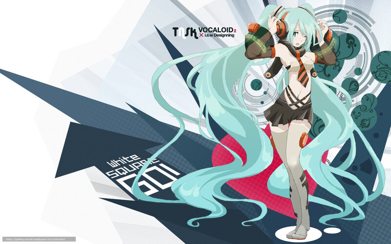 Miku in futuristic gear