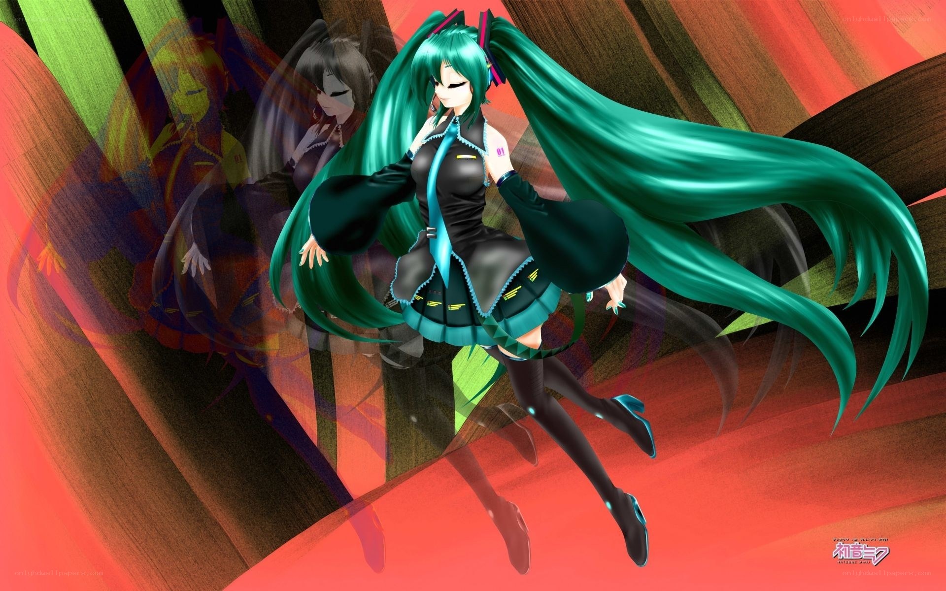 Miku in motion
