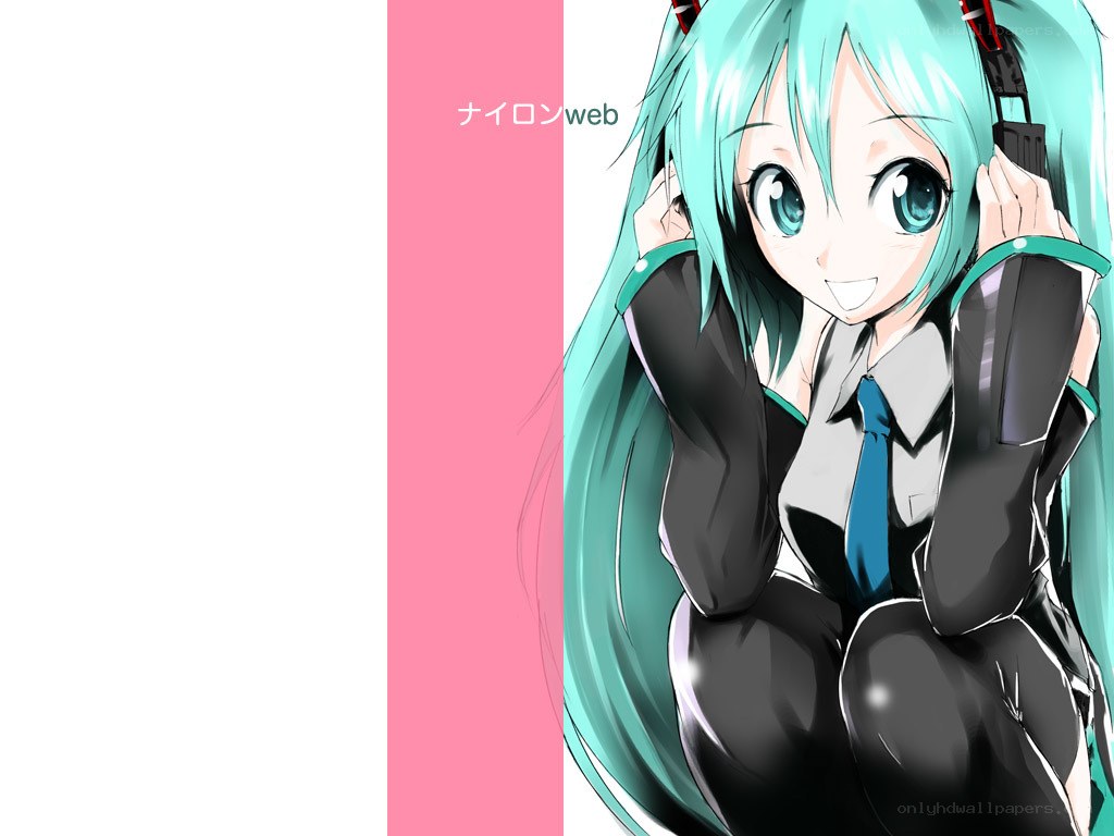 Miku in school uniform