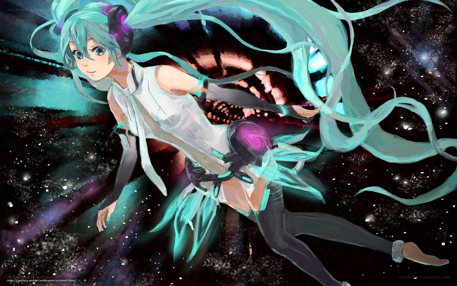 Miku in space
