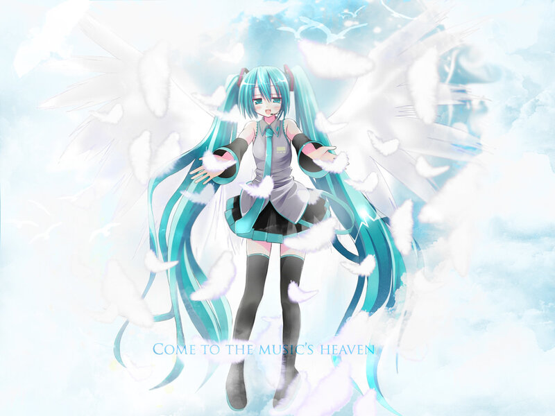 Miku in the music heaven