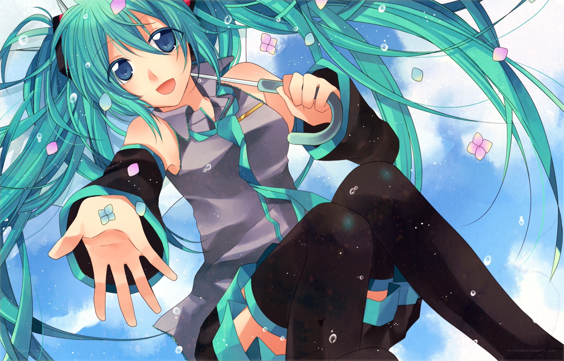 Miku in the sky