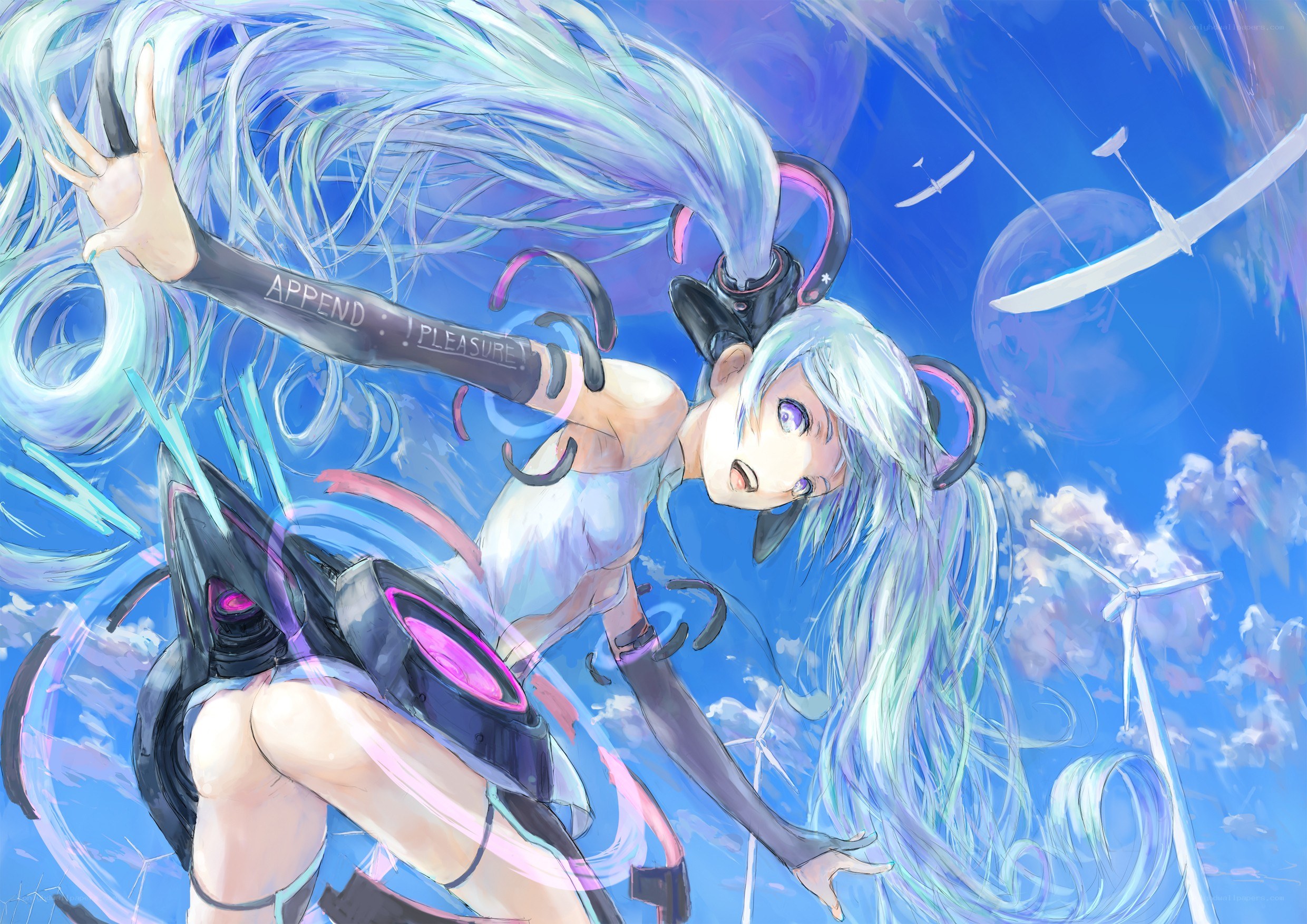 Miku in the sky