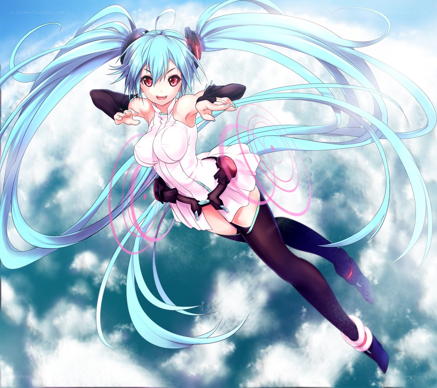 Miku in the sky