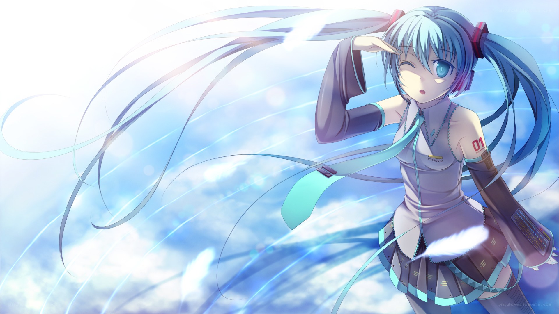 Miku in the sky