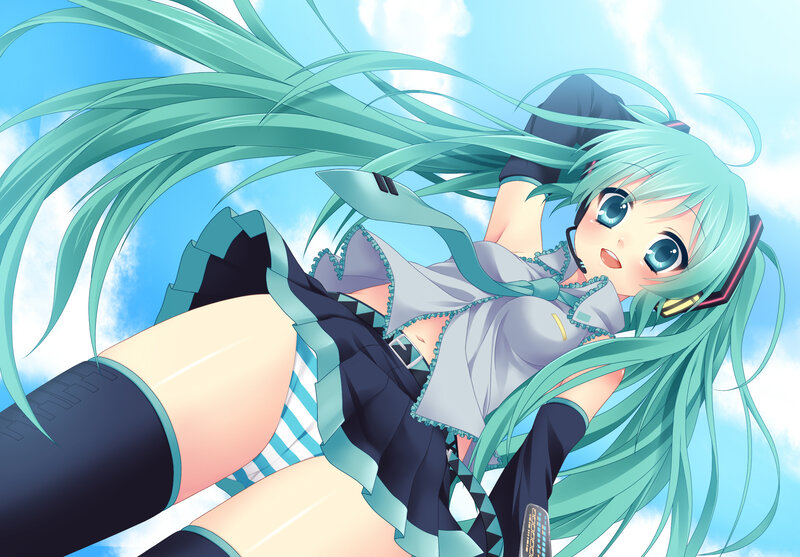 Miku in the sky