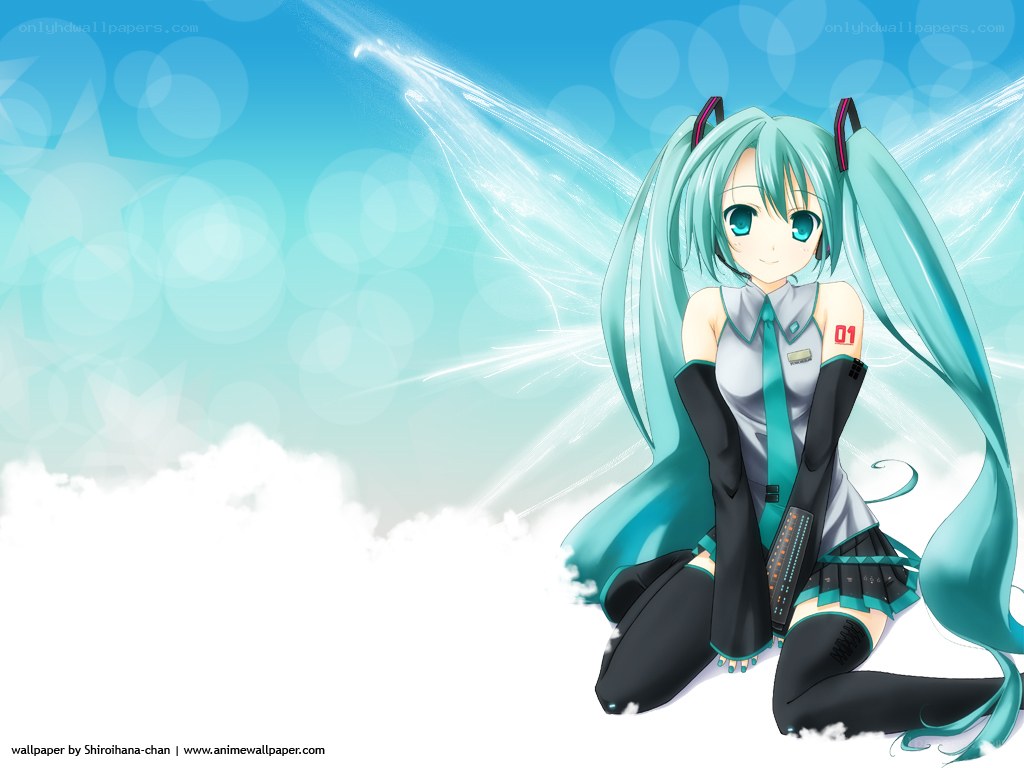 Miku in the sky