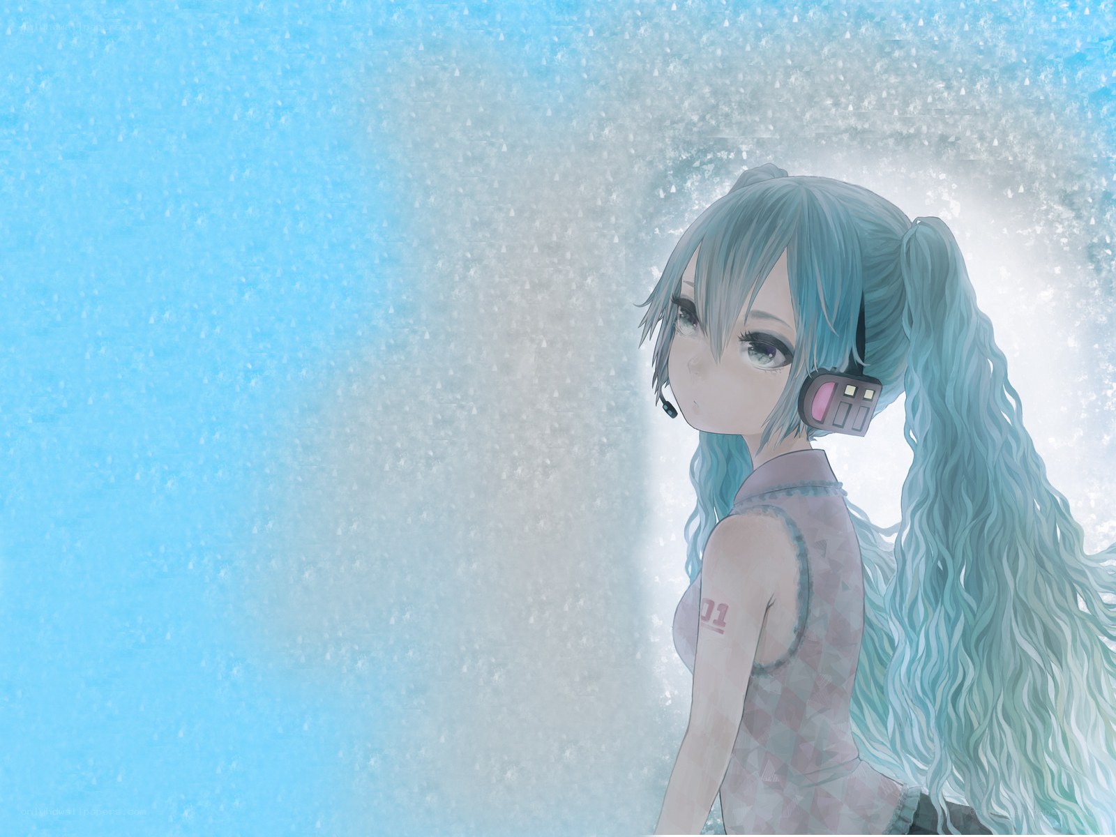 Miku in the snow