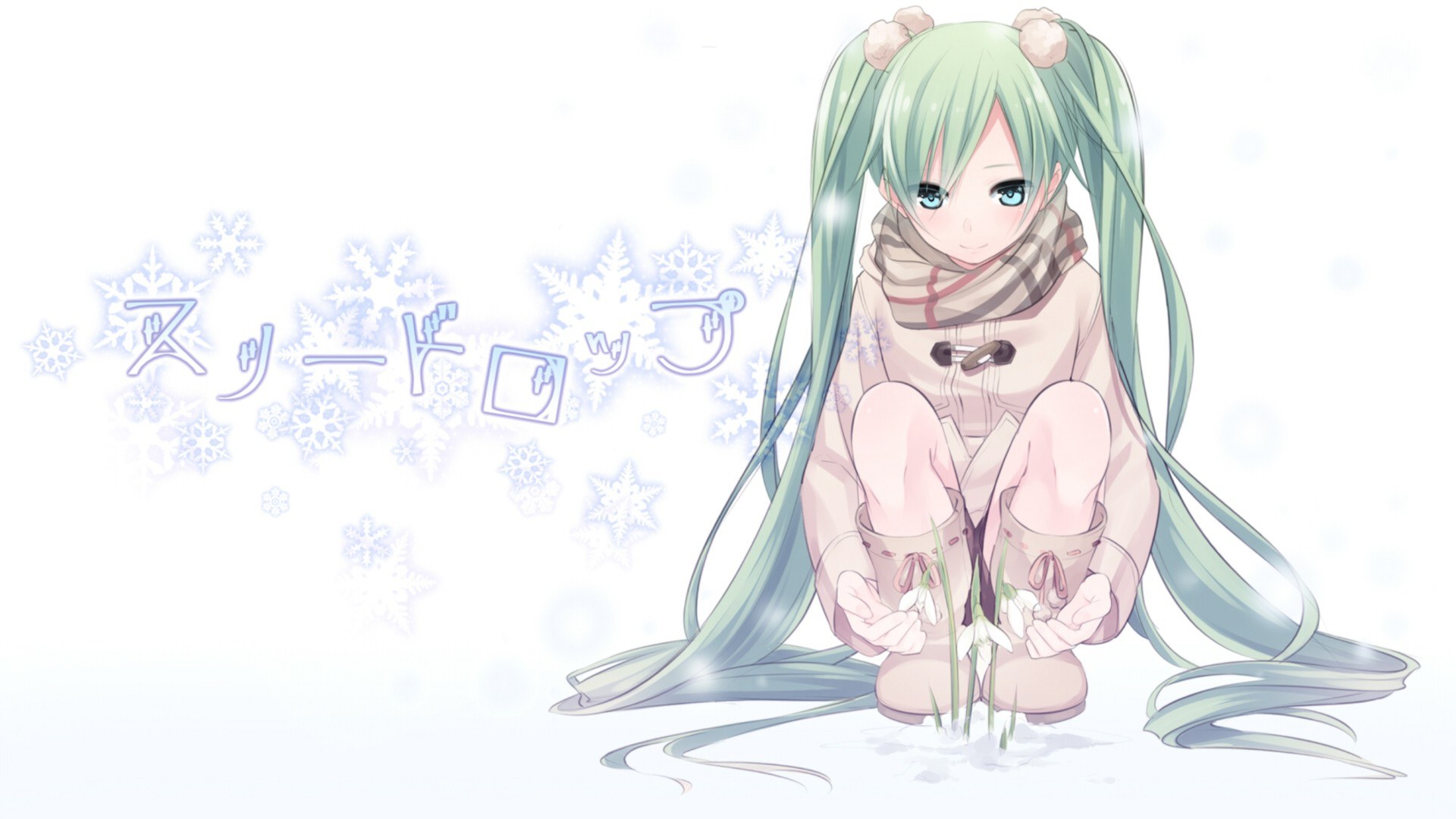 Miku in the snow