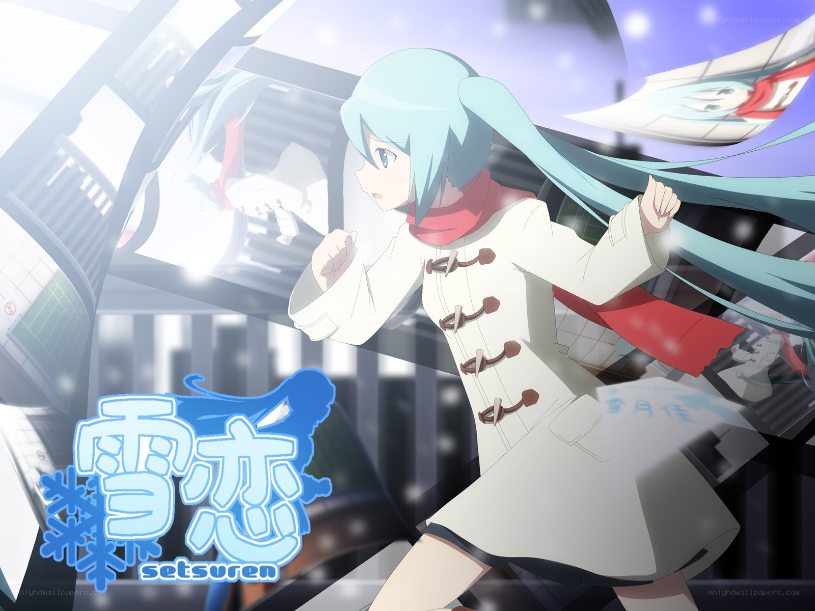 Miku in the snow