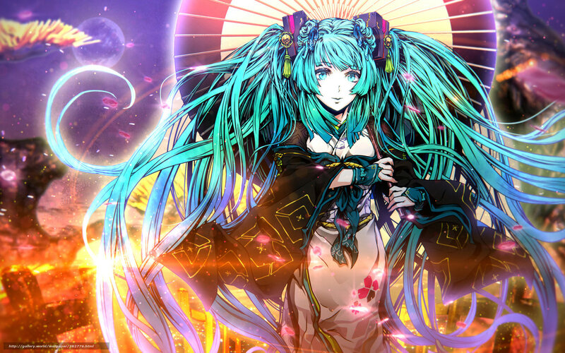 Miku in traditional attire