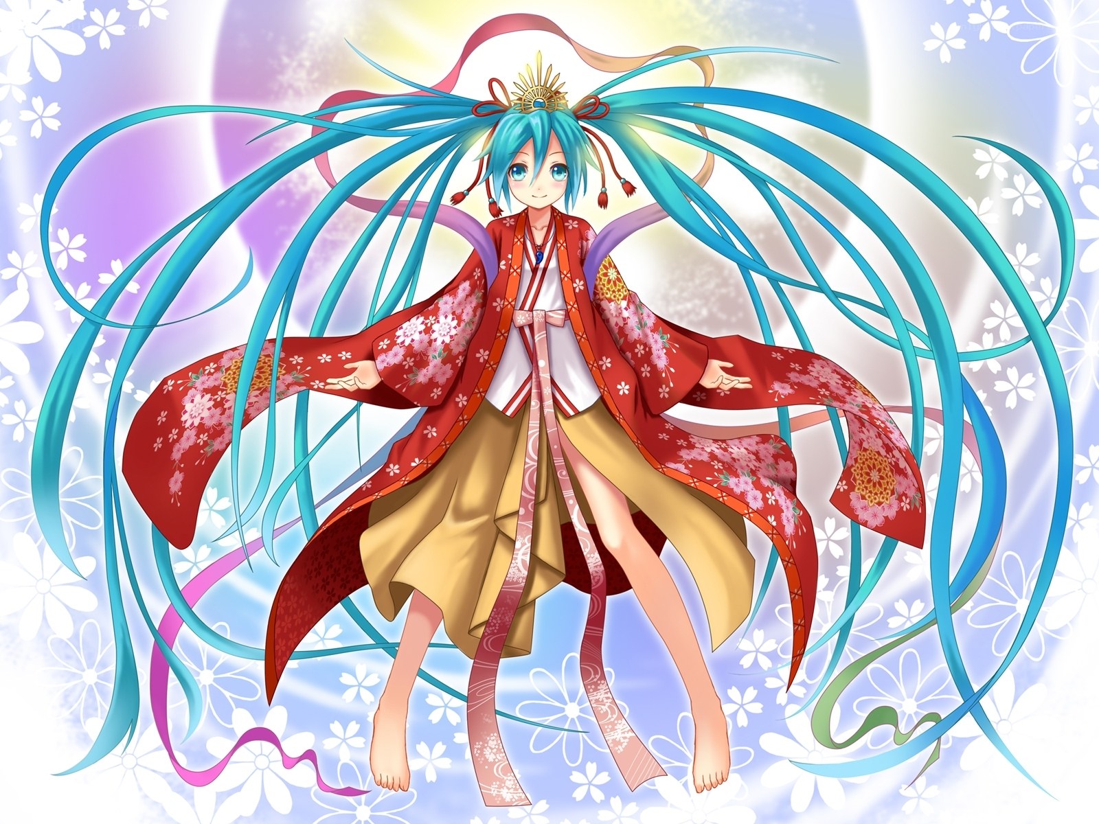 Miku in traditional kimono
