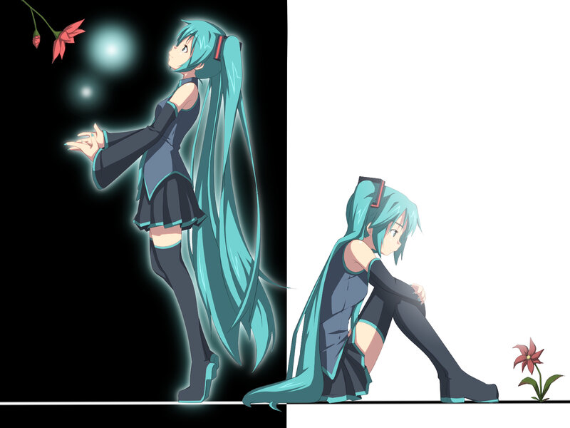 Miku in two scenes