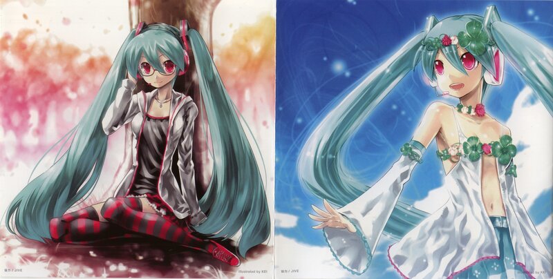 Miku in two styles