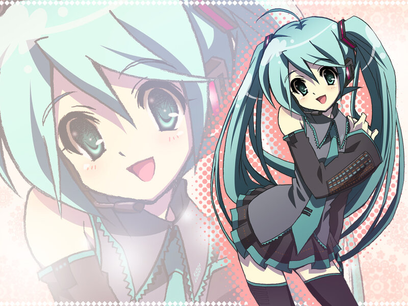 Miku in two styles