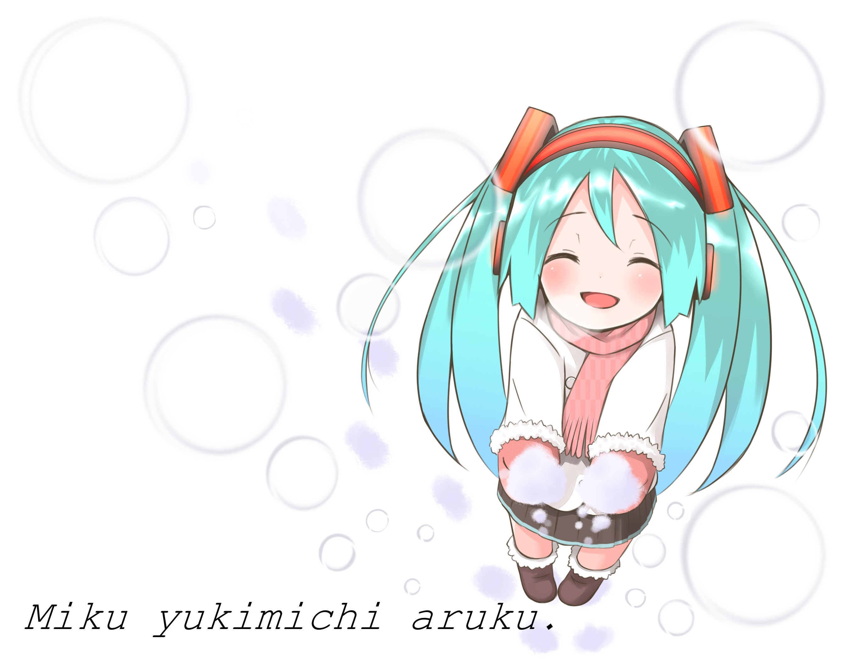 Miku in winter clothes