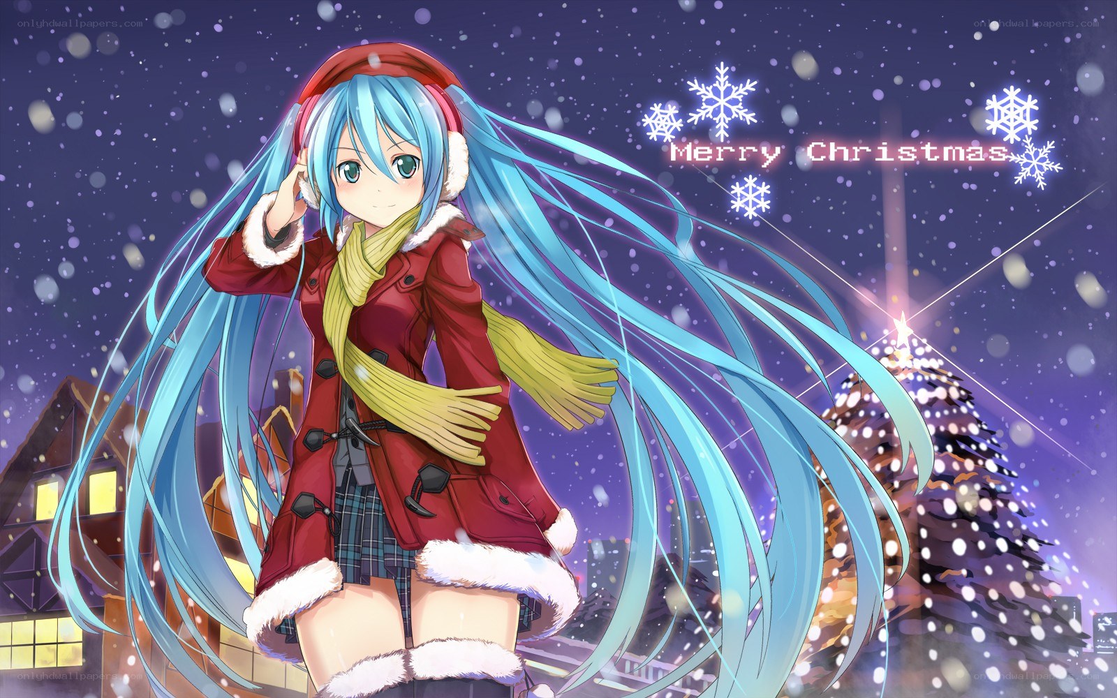Miku in winter clothes