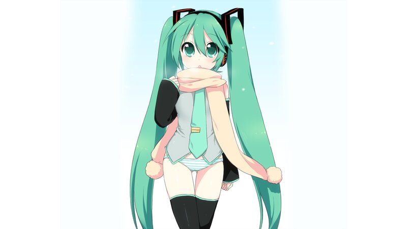 Miku in winter outfit
