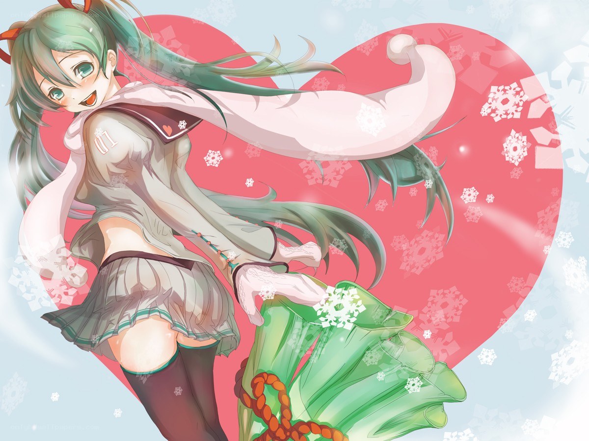 Miku in winter outfit